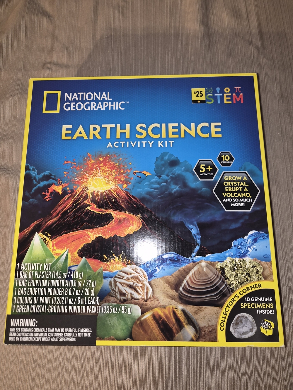 National Geographic Earth Science Activity Kit - Blue